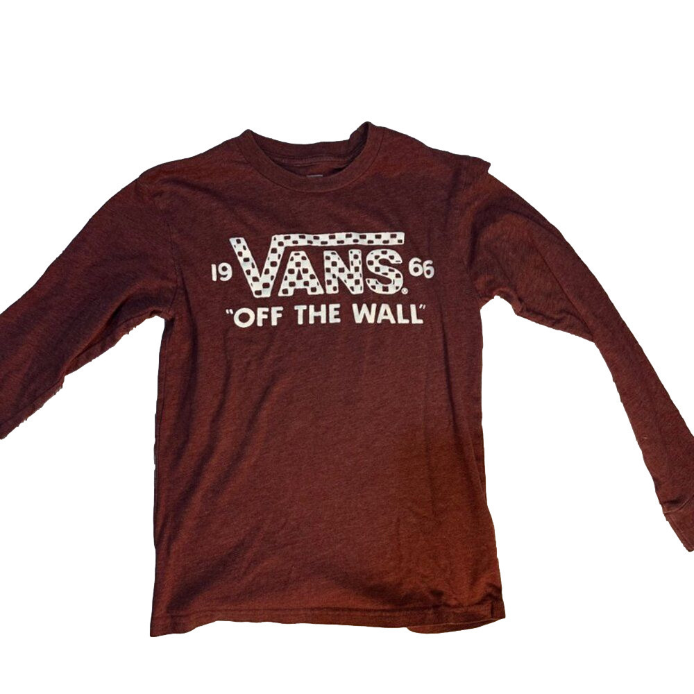 Vans Small Long Sleeve Teen Shirt